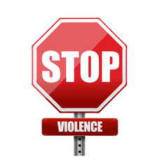stop violence illustration design
