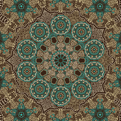 ornamental lace pattern, circle background with many details, lo