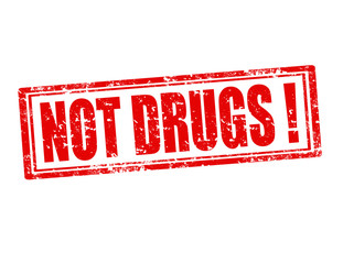 Not drugs-stamp