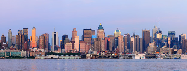 Panele Szklane Podświetlane  Nowy Jork Manhattan