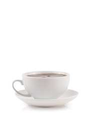 Coffee-cup with white copy space