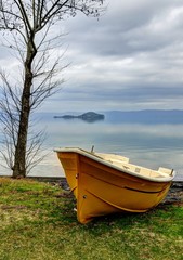 Lake and boat