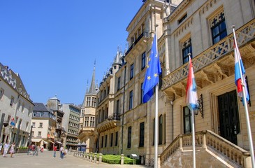 Ville de Luxembourg  - obrazy, fototapety, plakaty