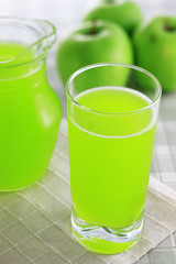 Green apple juice