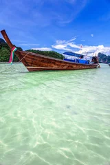 Foto op Plexiglas Boat in the tropical sea. © Kushch Dmitry