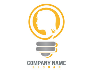 Obraz premium woman idea logo