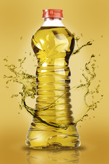 botella de aceite