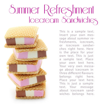 Summer Refreshment - Icecream Sandwiches