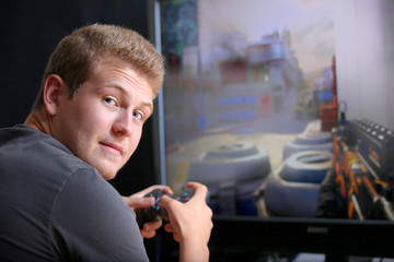 Playing Video Game