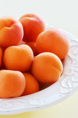 Fresh ripe apricots