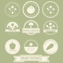 Vegetable Organic Label - 54561653
