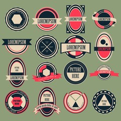 Vintage Circle Logo Vector Set - 54562018