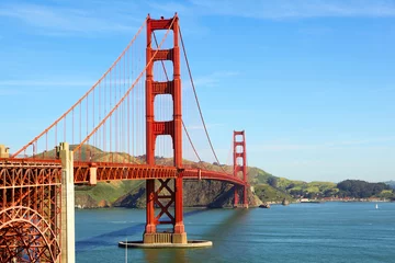 Deurstickers San Francisco Golden Gate Bridge, San Francisco, California, USA