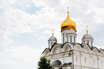 Fototapeta na wymiar Archangel Cathedral in Moscow Kremlin