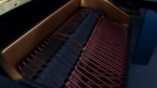 NOTES INSIDE GRAND PIANO