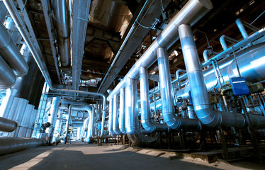 Industrial zone, Steel pipelines and equipment