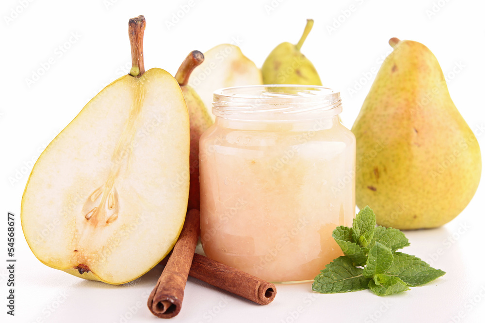 Wall mural pear compote