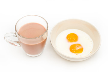 Two fried eggs