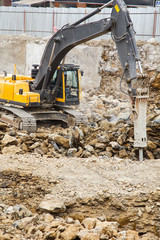 Fototapeta premium earth mover