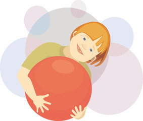 Мальчик с мячем