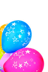 Vibrant party balloons