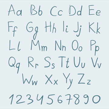 sketch alphabet