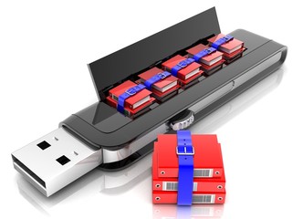 USB flash drive 3D