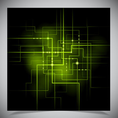 Smooth colorful abstract techno background