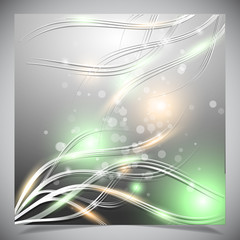 Smooth colorful abstract glowing background