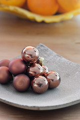 Stack of christmas balls