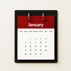 January Calendar Planning