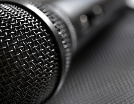 Microphone close up