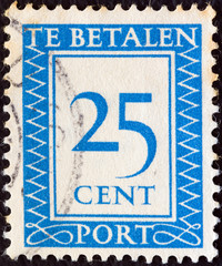 25 cent stamp (Netherlands 1947)