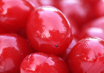 Processed cherry as a  background