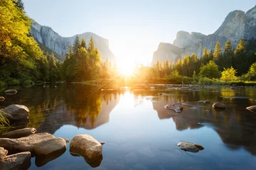 Fotobehang Yosemite vallei © Beboy