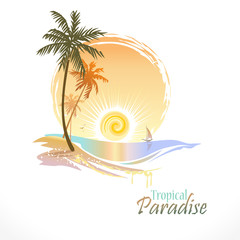 Sea Graphics Series -  Vacations in Bahamas