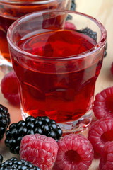 Lamponi,more e infuso