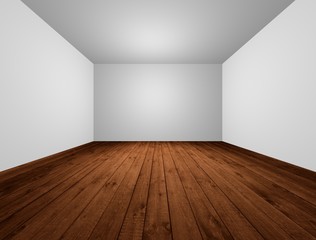 White Room With Wood Floor