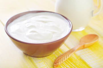 sour cream and milk