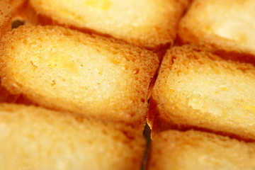 rusks bread toast biscuits, diet food background