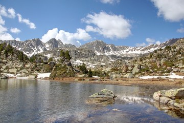 paysage de montagne en andorre