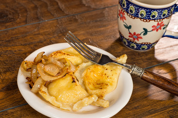 Pierogi. Polish Christmas Cuisine.