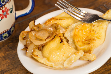 Pierogi. Polish Christmas Cuisine.