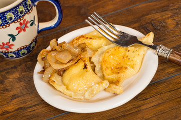 Pierogi. Polish Christmas Cuisine.