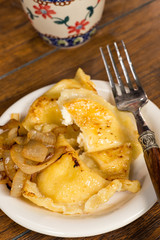 Pierogi. Polish Christmas Cuisine.