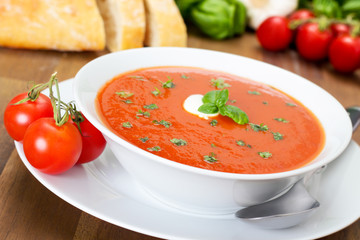 Tomato soup - Tomatensuppe