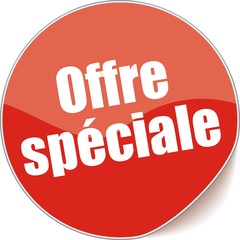 étiquette offre spéciale