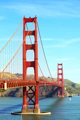 Stickers pour porte Pont du Golden Gate Pont du Golden Gate, San Francisco, États-Unis