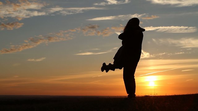 Sunset Happy Couple