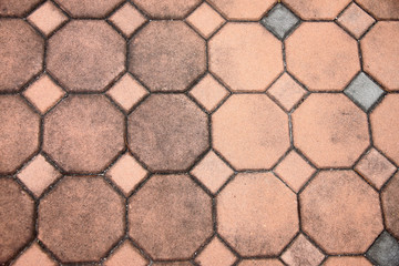 Surface of the sidewalk.